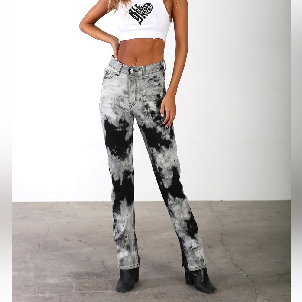 Revice Jeans (Black/Grey Dyed) - Size 27